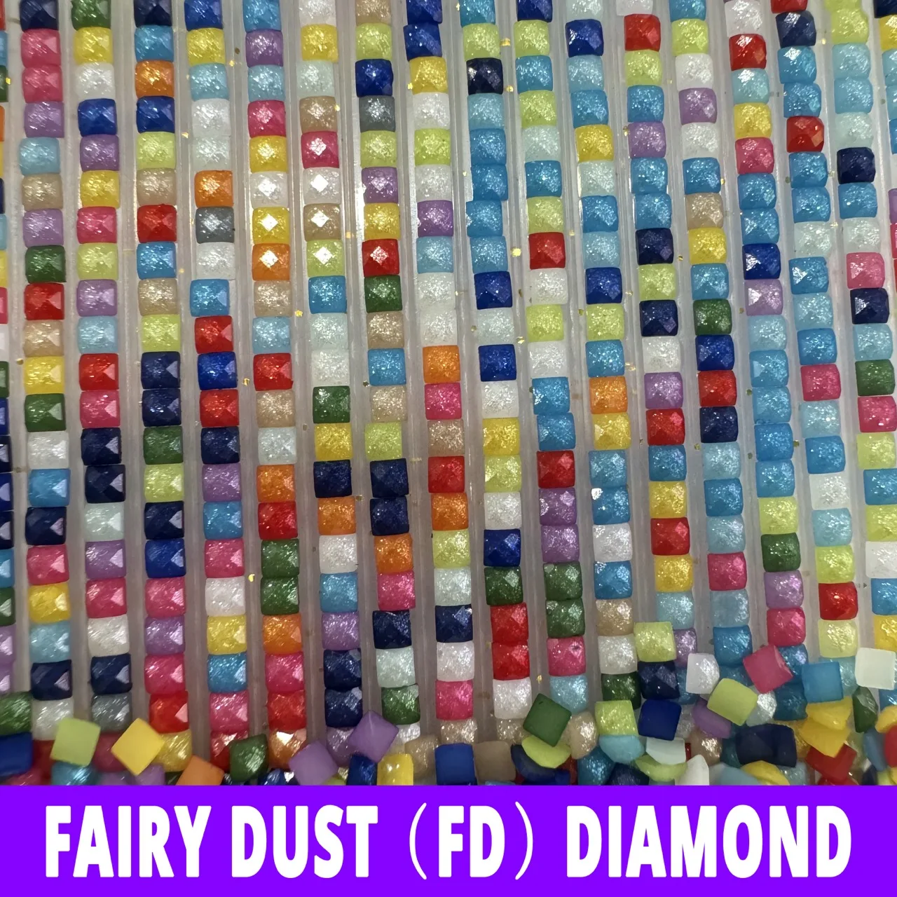 Personalizzato fata polvere pittura diamante foto 5D fai da te personaggio cartone animato ricamo Kit mosaico quadrato rotondo strass punto croce