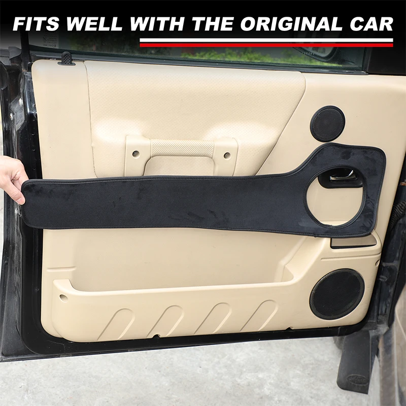 

For Land Rover Discovery 2 LR2 1998-2003 Velvet Car Inner Door Anti-kick Pad Anti-Dirty Panel Trim Protective Pad Accessories
