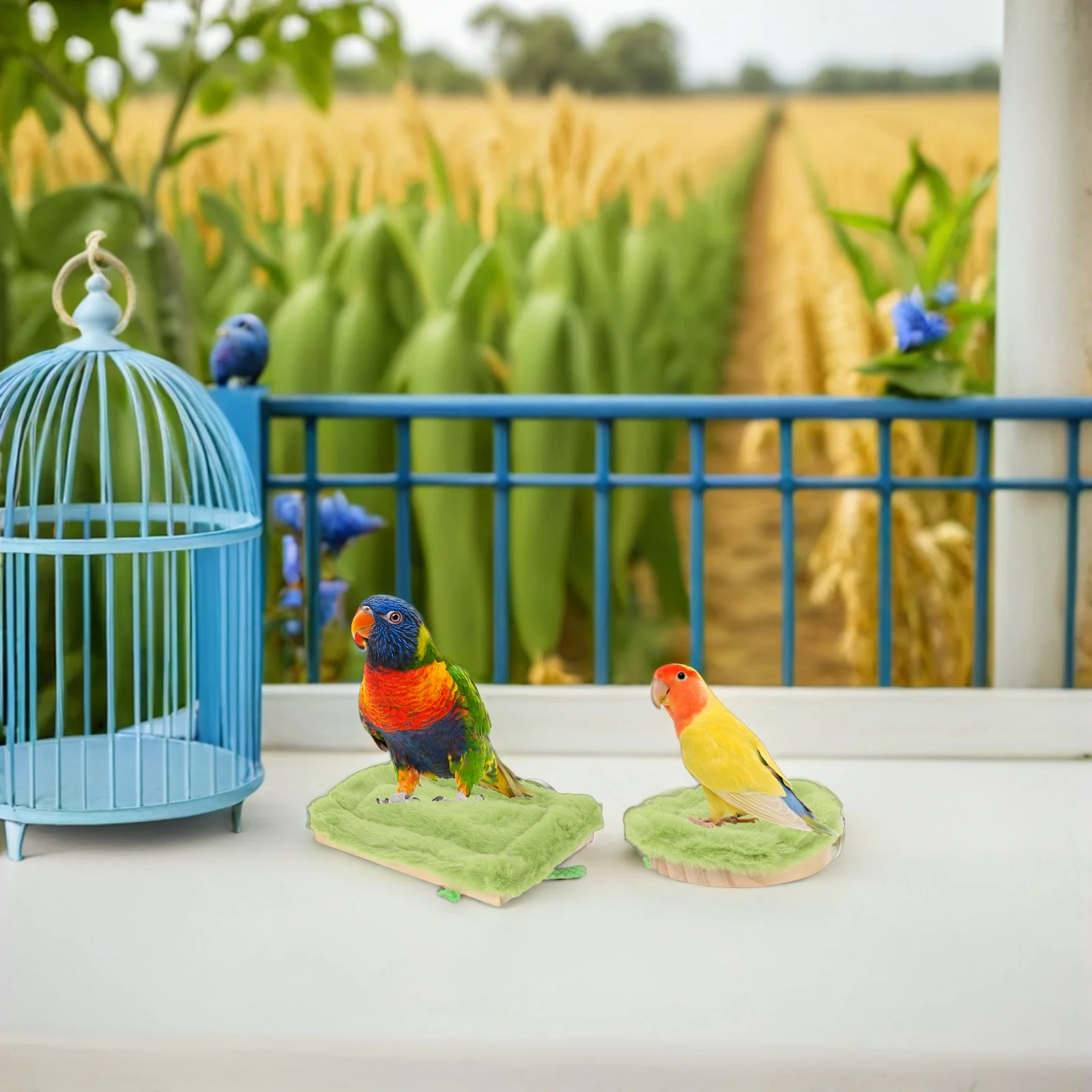 

2Pcs Bird Snuggle Hut - Premium Warm Nest for Cage - Cozy Sleeping Hideaway for Conure Cockatiel Budgie Parakeet