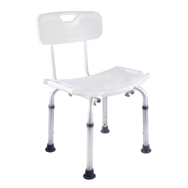 Bathroom Safety Equipment Rehabilitation Products Adjustable Aluminum Bathroom Seat Disabled Shower Chair