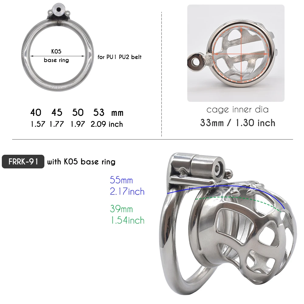 FRRK Cobra Curve Male Chastity Cage with Strap Belt f or Couple BDSM Sexy Shop Metal Cock Rings Adult Toys Men Sex Tool