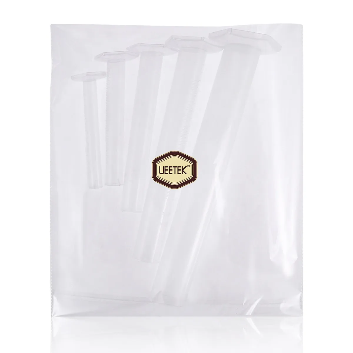 5Pcs Transparent Plastic Measuring Cylinder Graduated Set 10Ml 25Ml 50Ml 100Ml 250Ml Stable Wide Rim Pour Spout Accurate