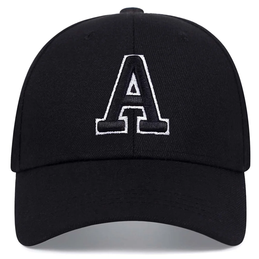 Trend Letter A Baseball Cap For Unisex Autumn And Winter Styles Outdoor Travel Adjustable Sun-Proof Holiday Gifts Peaked Cap