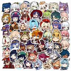 10/30/50pcs Cartoon Game Anime Genshin Impact Stickers Laptop Guitar Suitcase Car Motorcycle Waterproof Decals Sticker Kids Toy