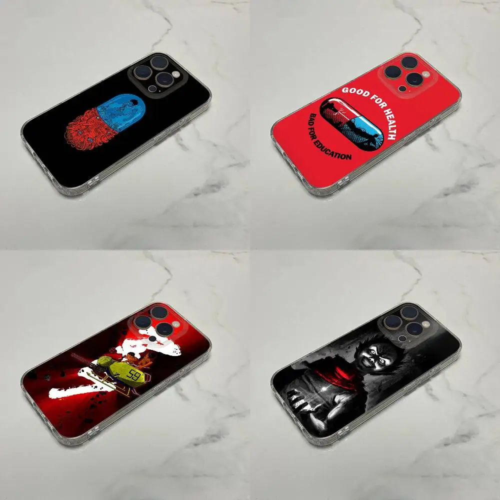 

Tetsuo Shima A-Akira Phone Case For iPhone 16,15,14,13,12,11 Plus,Pro,Max,XR,XS,Plus,E,SE4,Mini Transparent Shell
