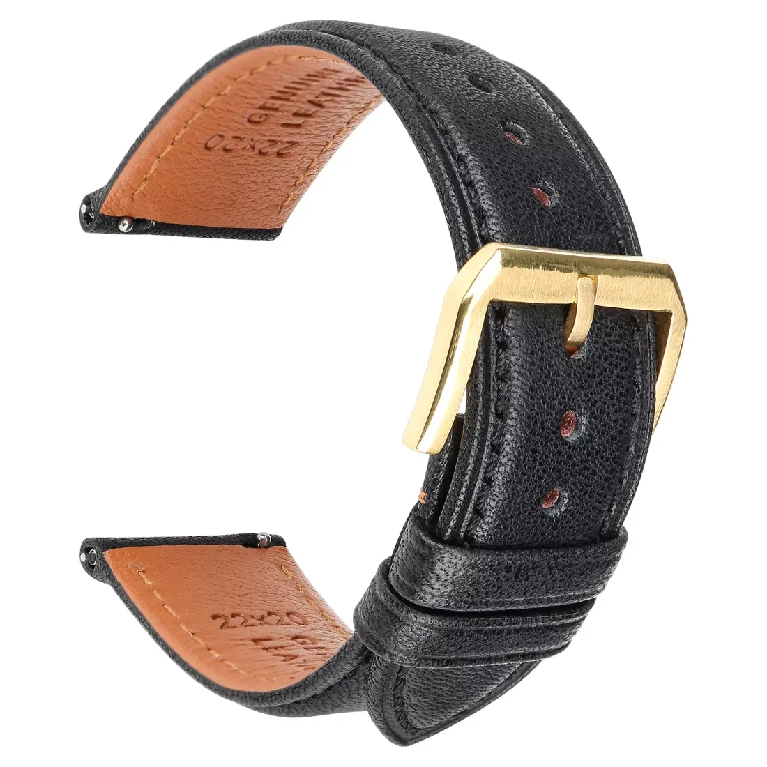 18 19 20Mm 21 22 Mm 23 24 Lederen Horloge Band Zwart Bruin Quick Release Horlogeband Mannen Vrouwen Smart horloge Band Armband Polsbandje