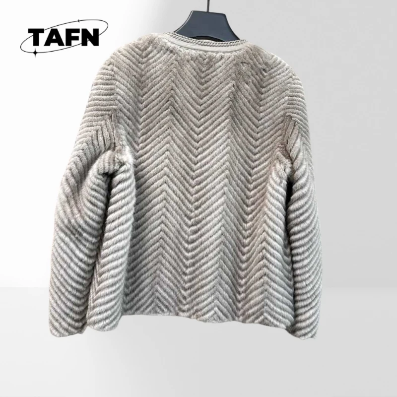 25 شعبية الرجعية الكشمير الحرارية والرياح معطف المرأة عادية الشتاء سترة العصرية كل مطابقة FashionableA25240