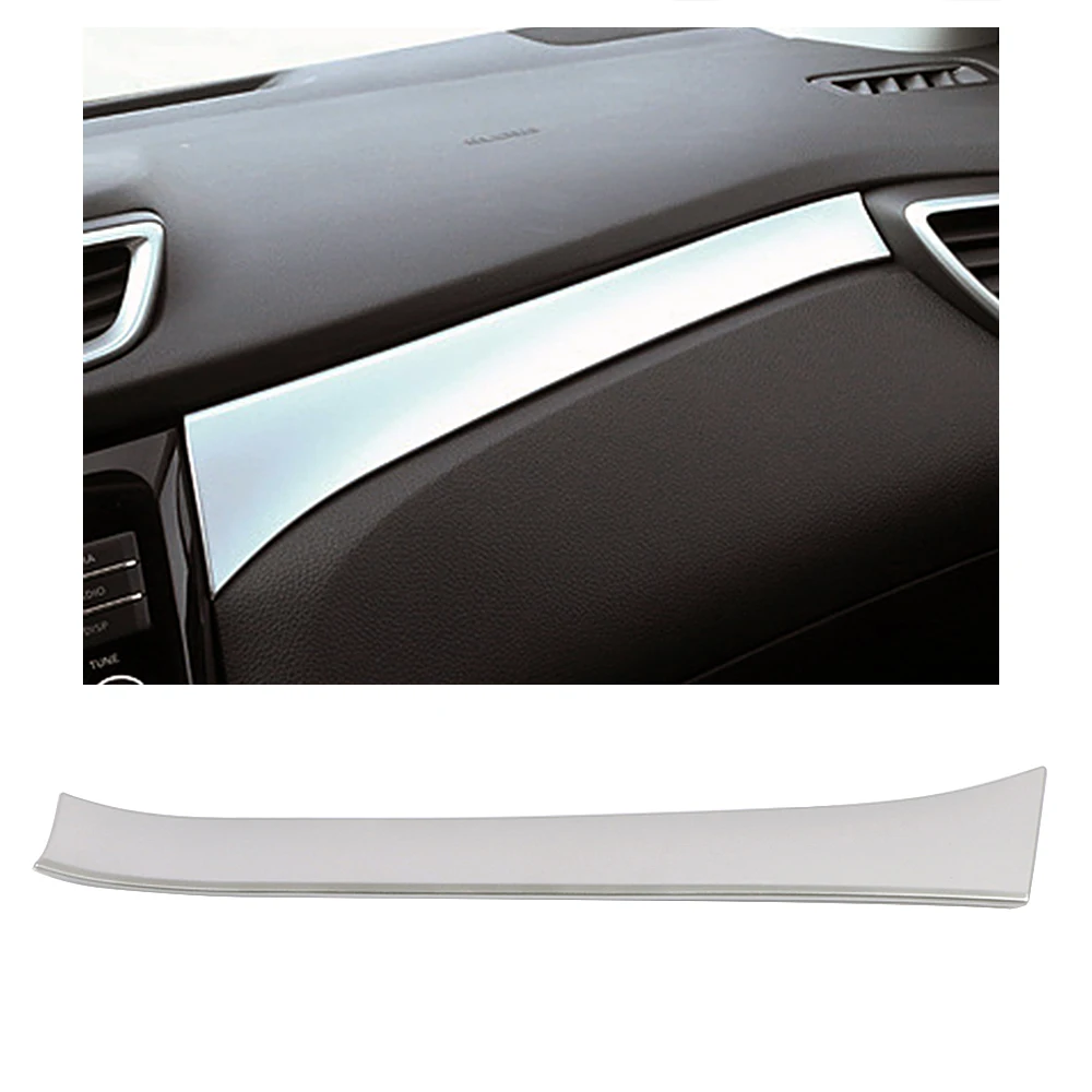 

For Nissan Qashqai J11 X-trail T32 LHD 2014 2018 Car Center Console Dashboard Panel Strip Cover Trim Sticker