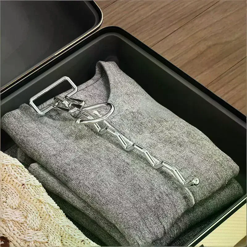 Portable Clothes Drying Rack Foldable Clothes Hanger: 1Pcs Travel Hotel Wardrobe Drawer Door Mounted Punch-free