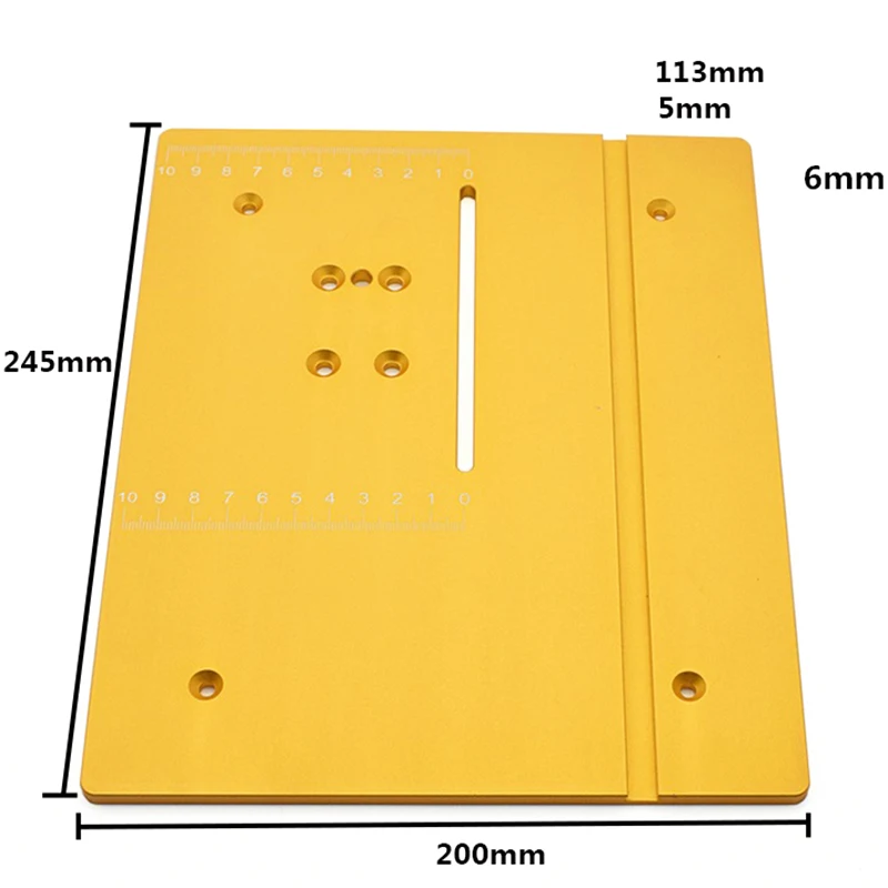 Circular Mini Table Saw Panel Circular Saw Table Pedal DIY Woodworking Machines Mat With Scale