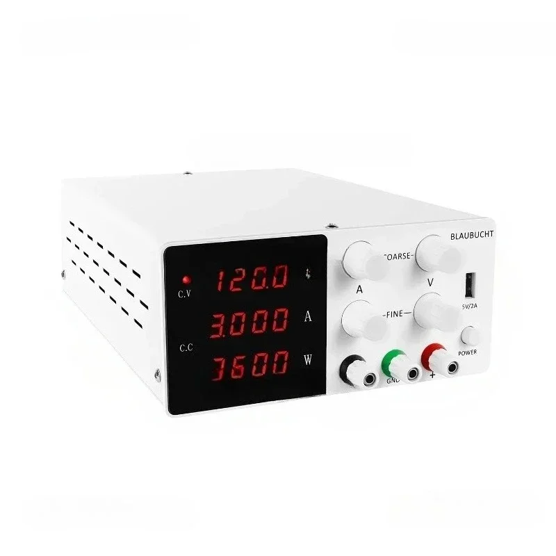 SPS-W1203 120V 3A DC Variable Power Supply Adjustable Switching Power Source for School Teaching 3 Set Digital Display