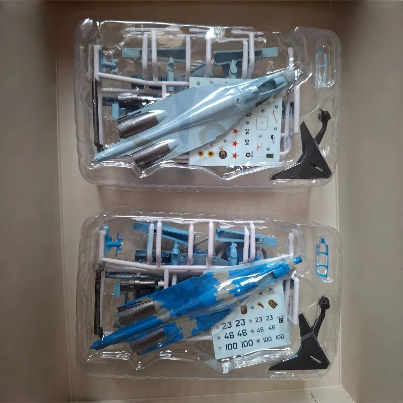 In Stock Pre-Painted Su-27 Flanker Model Myster Scale Military Aircraft Figurine Kit Mini Collectible Display Toy Birthday Gift - view 6