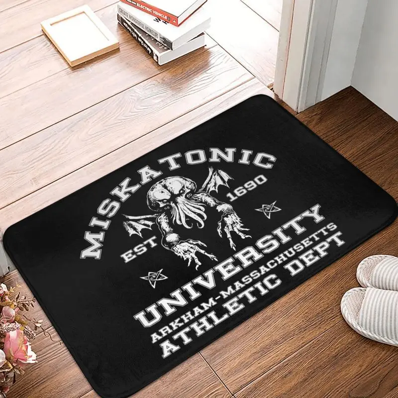 Call Of Cthulhu Necronomicon Miskatonic University Front Door Mat Cthulu And Lovecraft Doormat Kitchen Entrance Rug Carpet