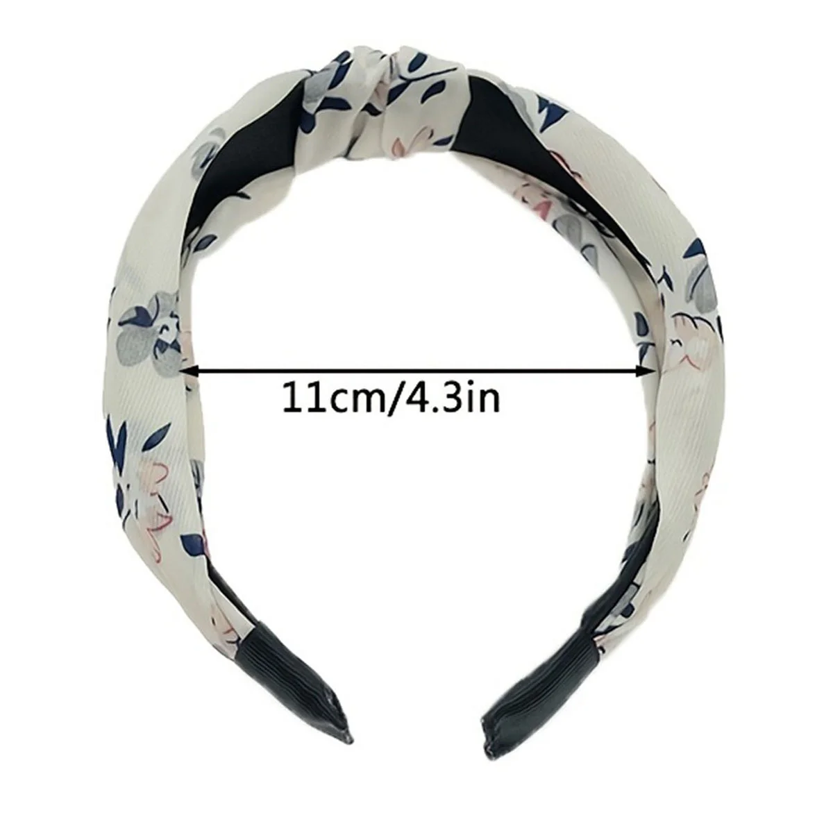 4pcs French Clashing Geometric Hair Bands Wide Edge Fabric Knot Headband Crimped Hair Wash Hair Band