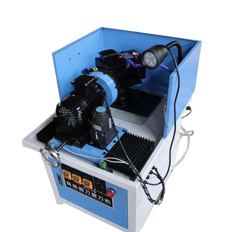 STR 870F Affilatrice automatica per coltelli circolare Smerigliatrice OEM Attrezzatura per lucidatura di metalli personalizzabile per lame frantoio