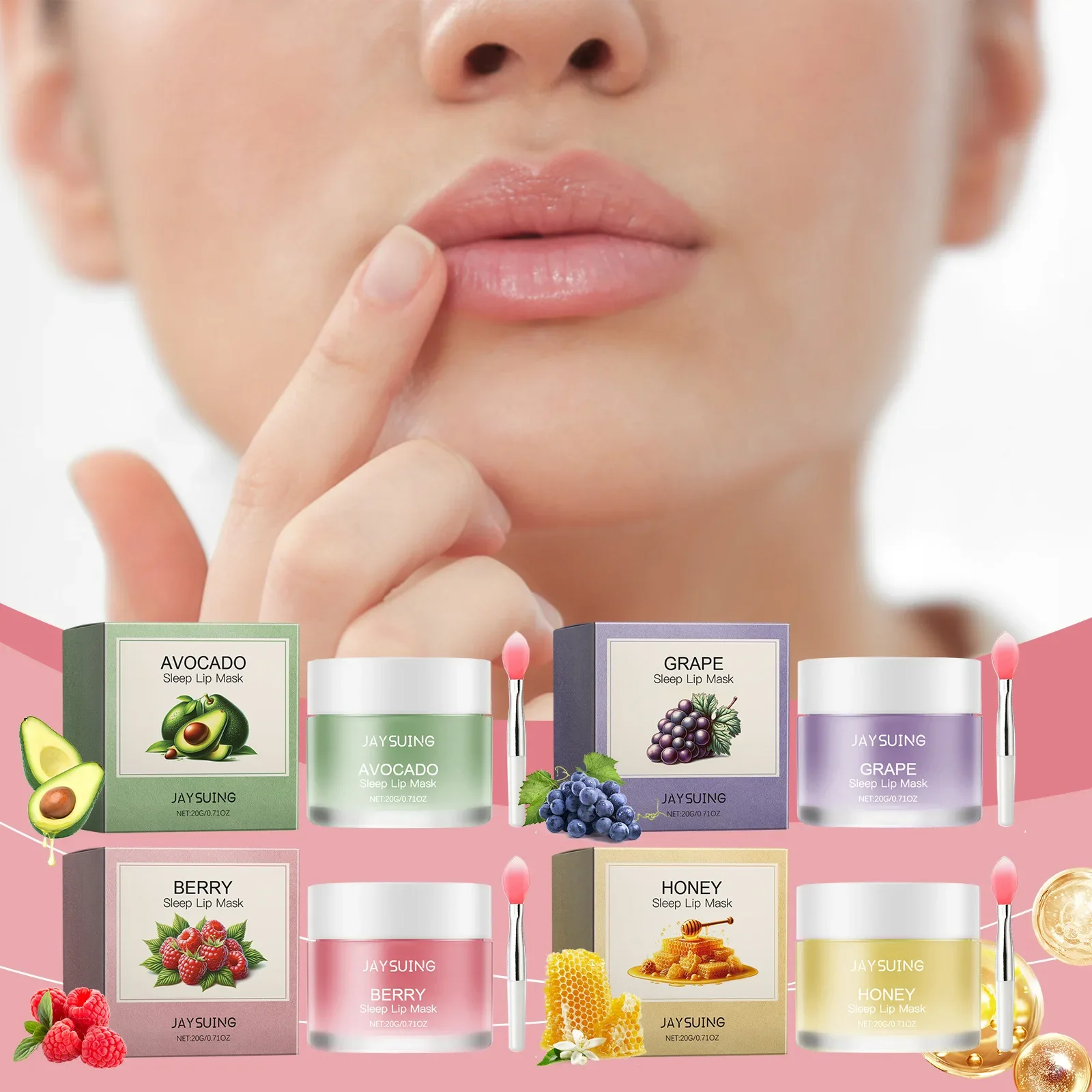 

Lip Sleeping Mask Long-Lasting Hyrdation Fades Lip Lines Night Lips Care Reduce Dryness Soft Moisturizing Beauty Korea Lip Mask