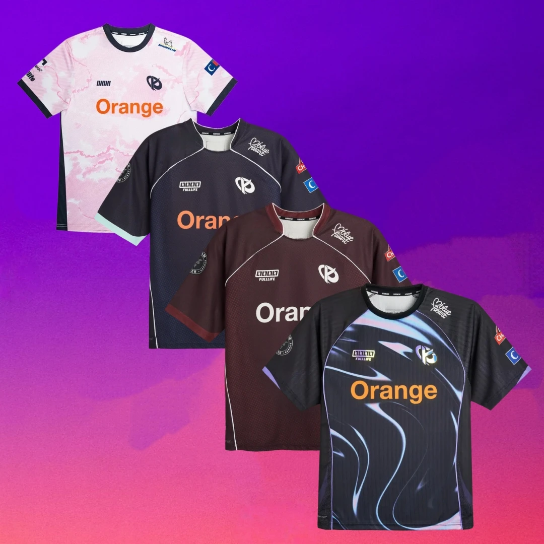 Футболка-джерси Karmine Corp MAILLOT TERNAL PRO2026, униформа команды Karmine Corp для киберспорта, футболка для фанатов Valorant.