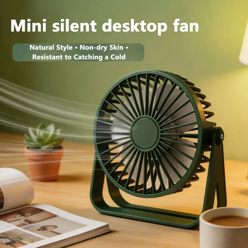 Xiaomi Mini-USB-Desktop-Ventilator, leicht, verstellbar, für den Sommer, leise, elektrische Ventilatoren für Zuhause, Büro, Schlafsaal, Outdoor, Camping, Reisen