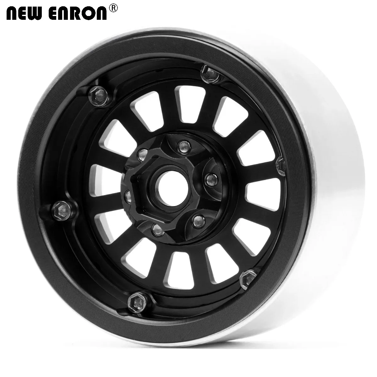 Legierung CNC -10MM Offset Felge 2,2" für RC Auto 12mm Hex Crawler Reifen 1/10 Axial SCX10 II 90046 TRAXXAS TRX4 TRX6 KM