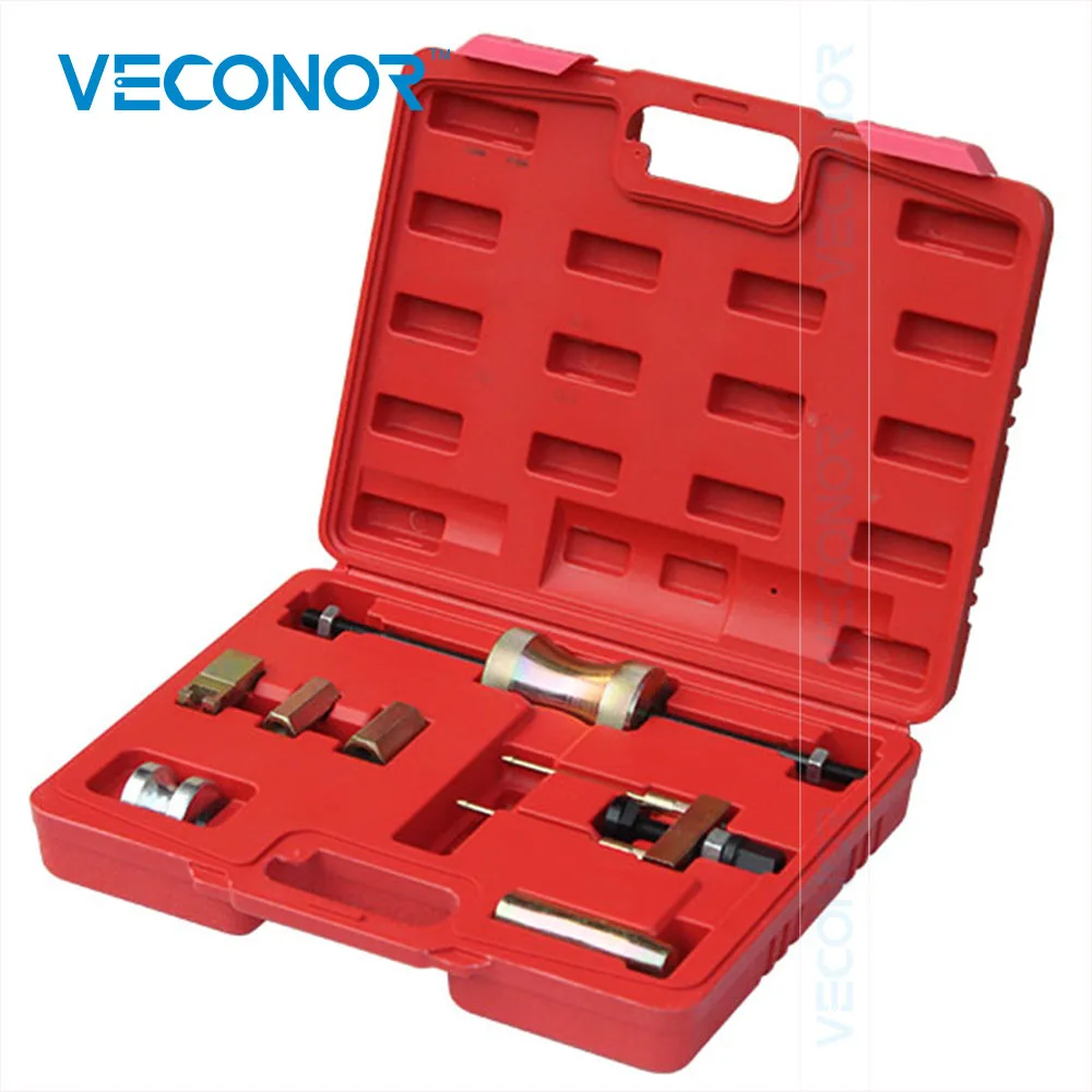 

7PCS VAG TDI Diesel Engine Injector Puller Removal Tool Set Kit For VAG TDI VW Audi With Plastic Insert-Designed Case