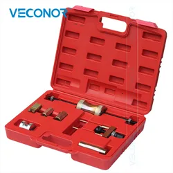 7PCS VAG TDI Diesel Engine Injector Puller Removal Tool Set Kit For VAG TDI VW Audi With Plastic Insert-Designed Case