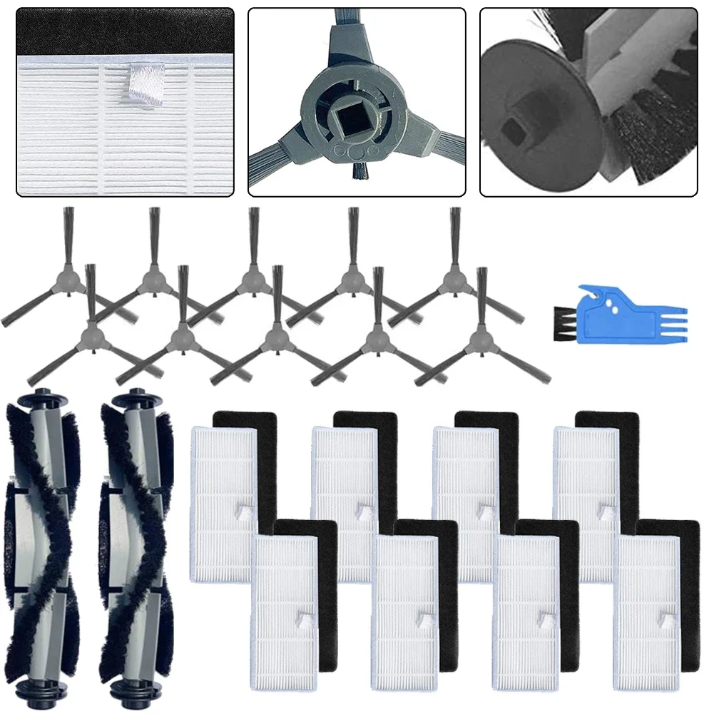 استبدال أجزاء فرشاة الفلتر فرشاة جانبية قطع غيار ملحقات المكنسة مجموعة BG600 BG700 BG800 فرشاة نظيفة العلامة التجارية الجديدة
