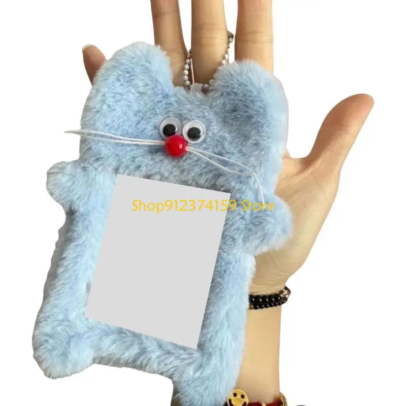 

G5AE Comfortable Plush Card Sleeve For Student Meal Passes Scratch Resistant Compact Storage Multi Purpose