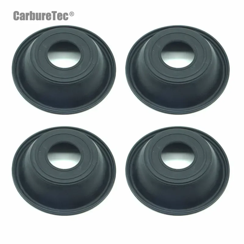 For KAWASAKI GPX600R ZX600C ZX600A Ninja 600/600R GPX600 ZX GPX 1985-1997 Carburetor Vacuum Diaphragms Membranes Rubber 4 Pieces