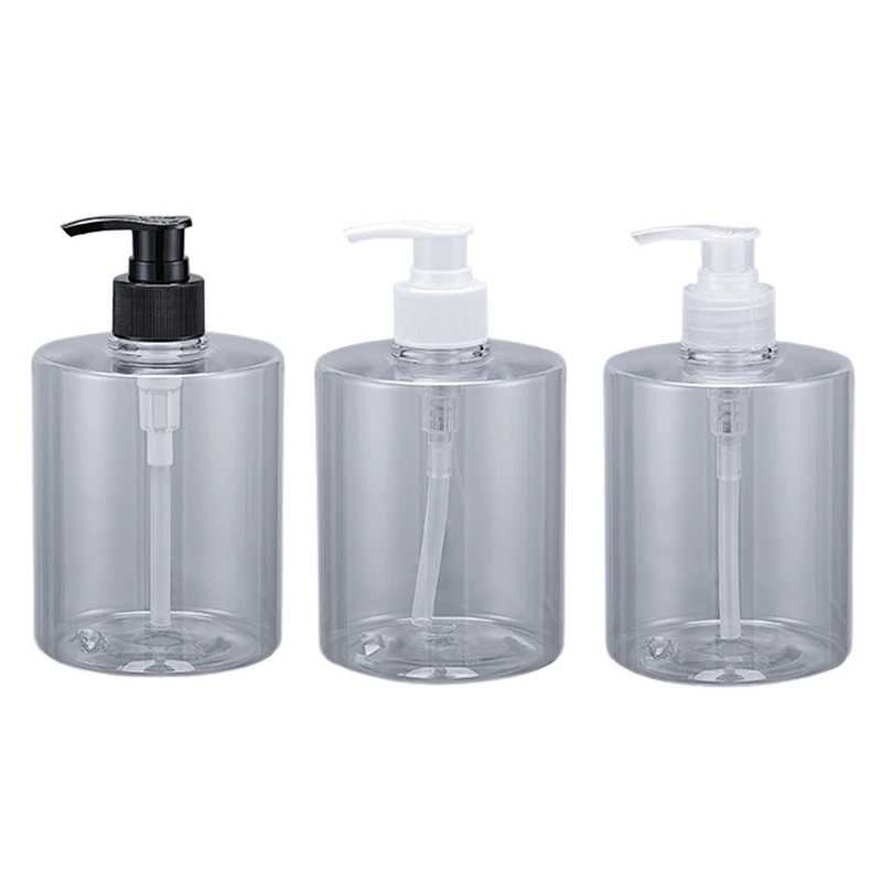 500ml Refillable Lotion Bottle Liquid Container Hand Sanitizer Shower Gel Plastic Foam Pump Bottles Empty Wide Mouth Bottle