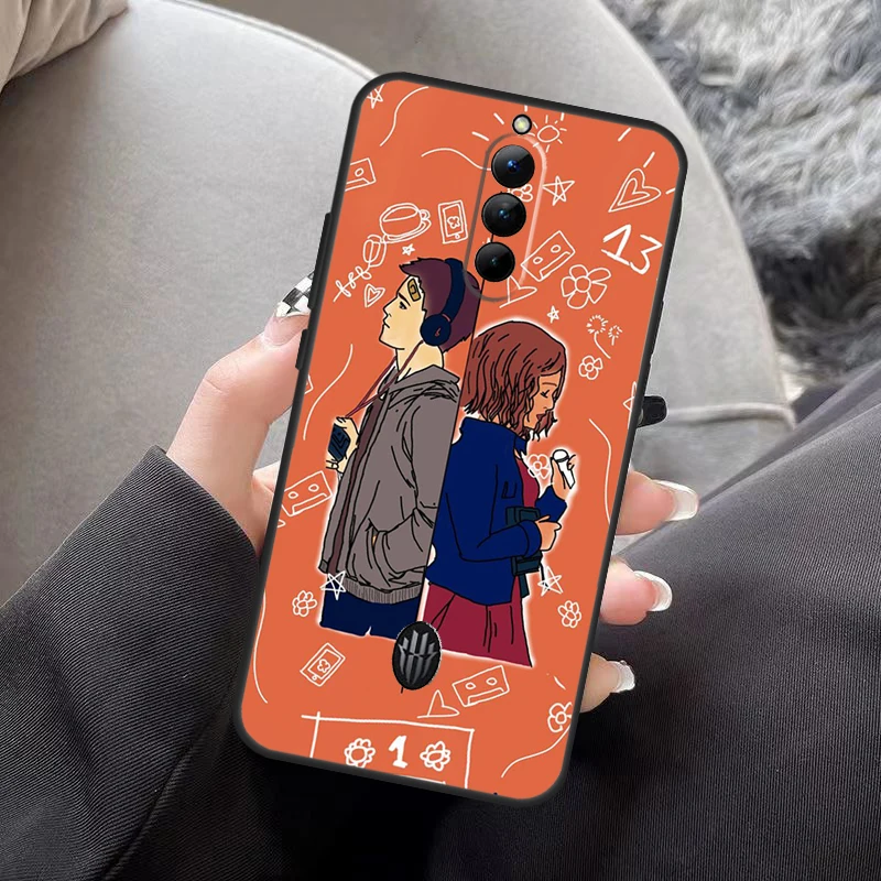 13 Thirteen Reasons Why ケース ZTE Nubia Red Magic 11 10 Air 8 8S 9 9S 10S Pro Plus 5G 6R 7 6 7S 6S Pro用 バックカバー