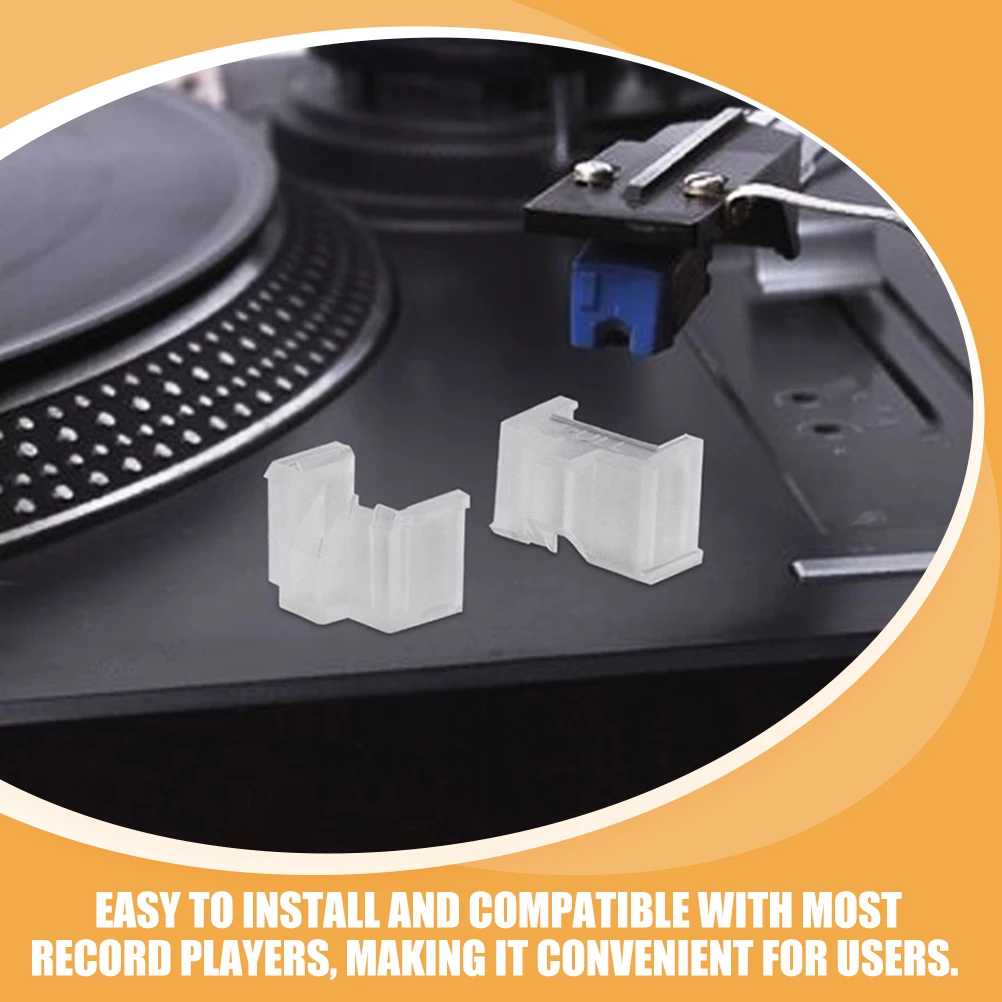 

Record Needle Protector Cover for Turntable Stylus Dust Resistant Plastic Guard Enhanced Sound Performance Universal Fit