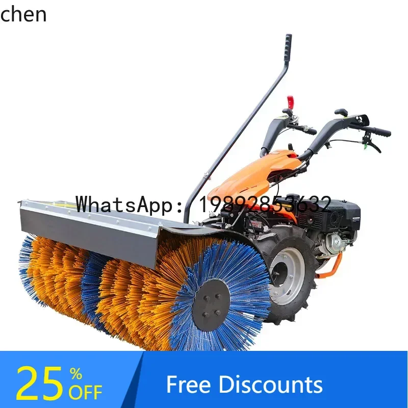 LYY Small Hand Push Snow Blower Snow Blower Community Property Road Outdoor Full Gear Snow Blower