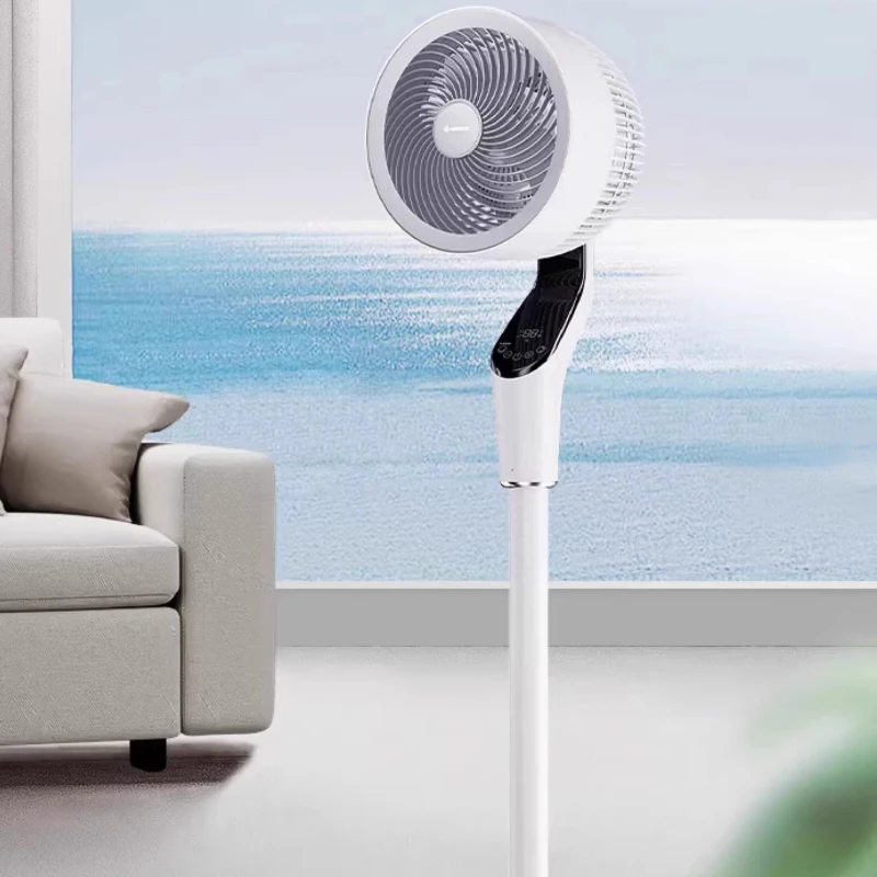 مروحة توزيع الهواء التوربينية - شفرات دوامة ذات 18 سرعة مع شاشة تحديث الأيونات السالبة موفرة للطاقة فائقة الهدوء للاستخدام على الأرض/المكتب