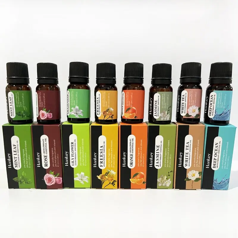 20 Sorten 10ml Ätherische Öle für Aroma-Diffusor Luftbefeuchter Zuhause Wasserlösliches Lavendel Vanille Orange Oliven Duftöl – Detail 3