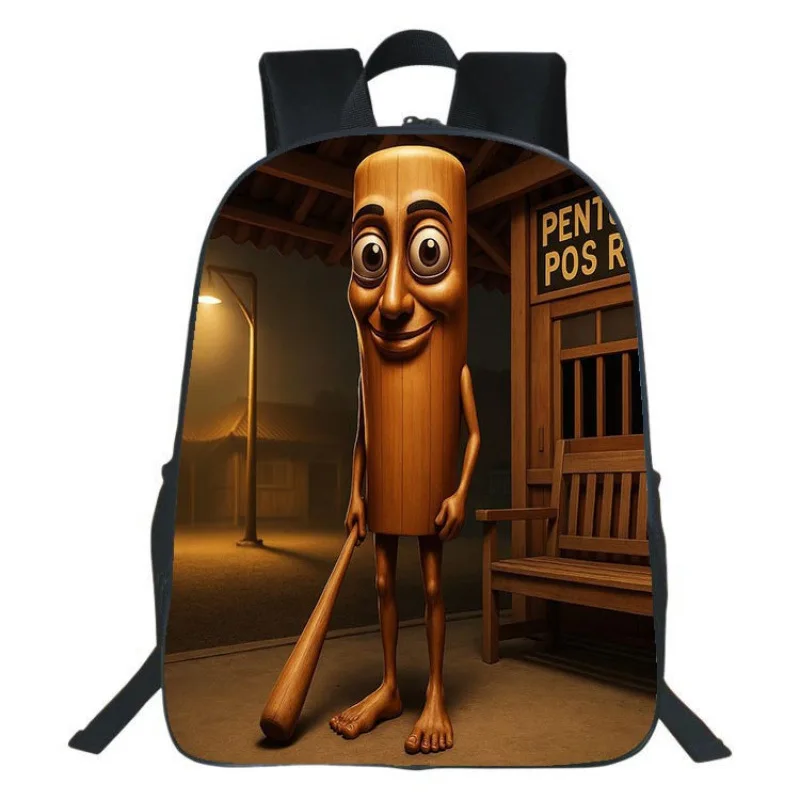 الصبي الفتاة تونغ تونغ صحور النايلون على ظهره Ins مضحك الكرتون سعة كبيرة حقيبة ظهر الطالب حقيبة رياض الأطفال هدية الطفل