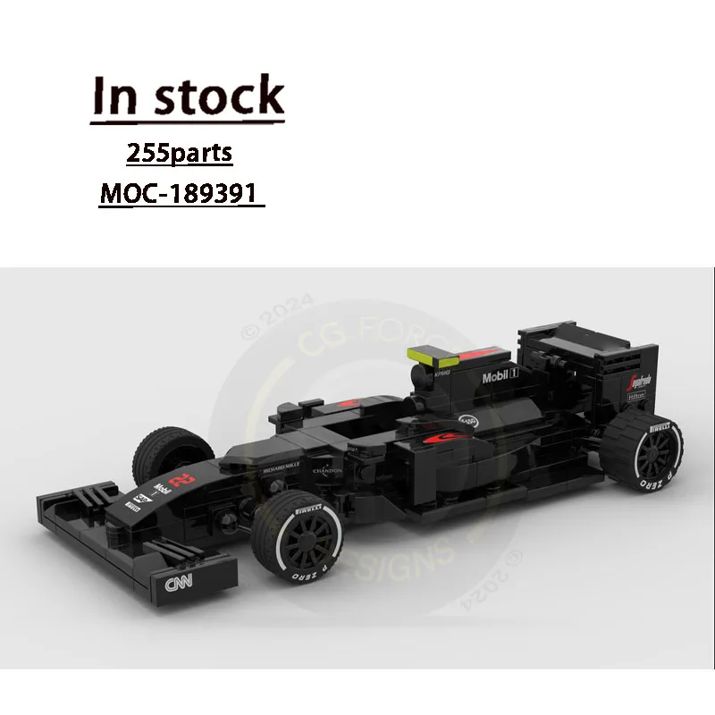 

MOC-189391 New F1 MP4/31 Formula Racing Car Building Block Model,255Parts, Boys' and Children's Birthday Building Block Toy Gift