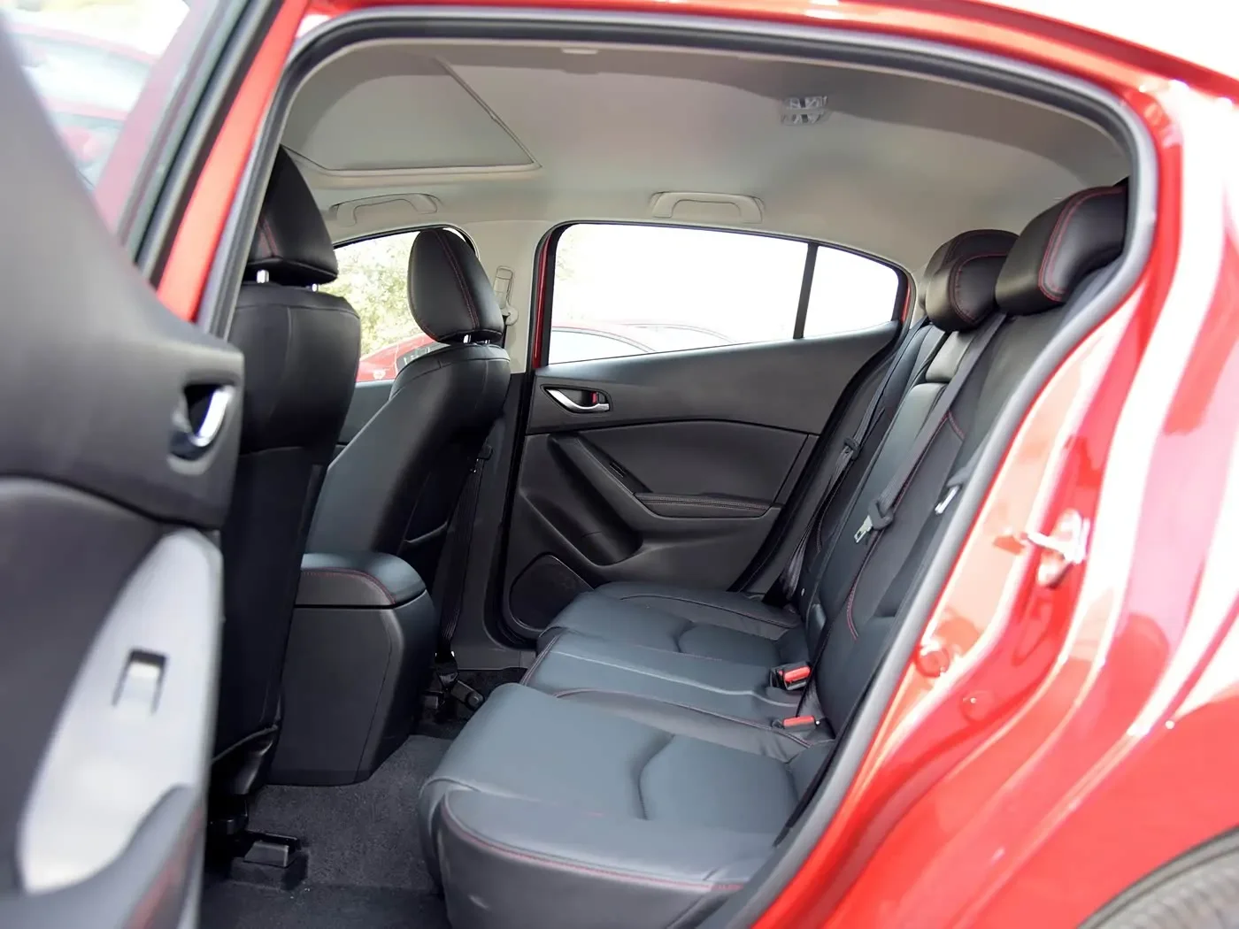 Spezieller Autositzbezug für Mazda 3 Axela 2014 2015 2016 2017 2018, PU-Leder-Sitzkissen-Schutz, Autositzbezüge – Detail 2
