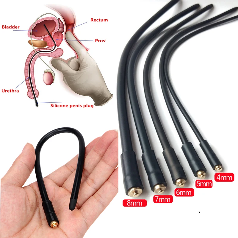 Electric Shock Accessories Urethral Catheter Sex Toy For Men Sounding Plug Dilator Electro Stimulate Penis Plug Horse Eye Stick