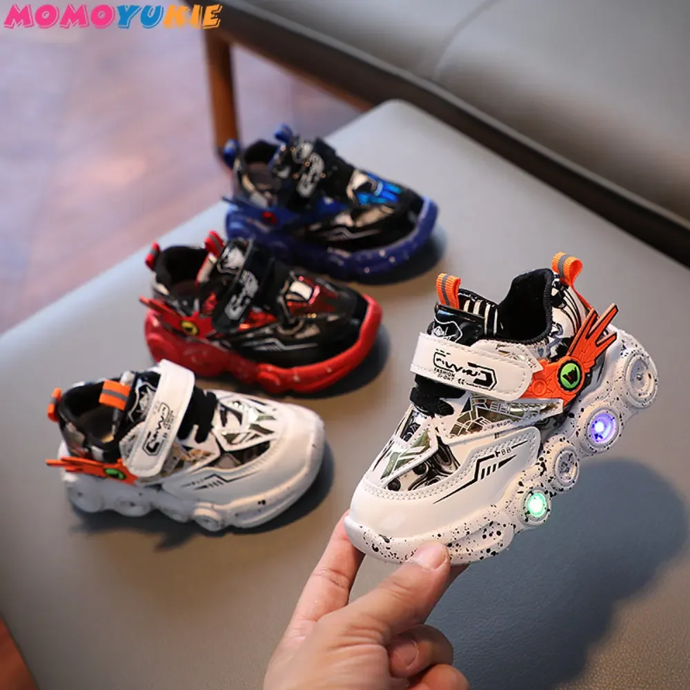 Autumn Fashion Kid Sneakers Luminous Sports Shoes With Lights Children's Casual Shoes Flashing Shoe Baby Girls Boys Toddler Shoe