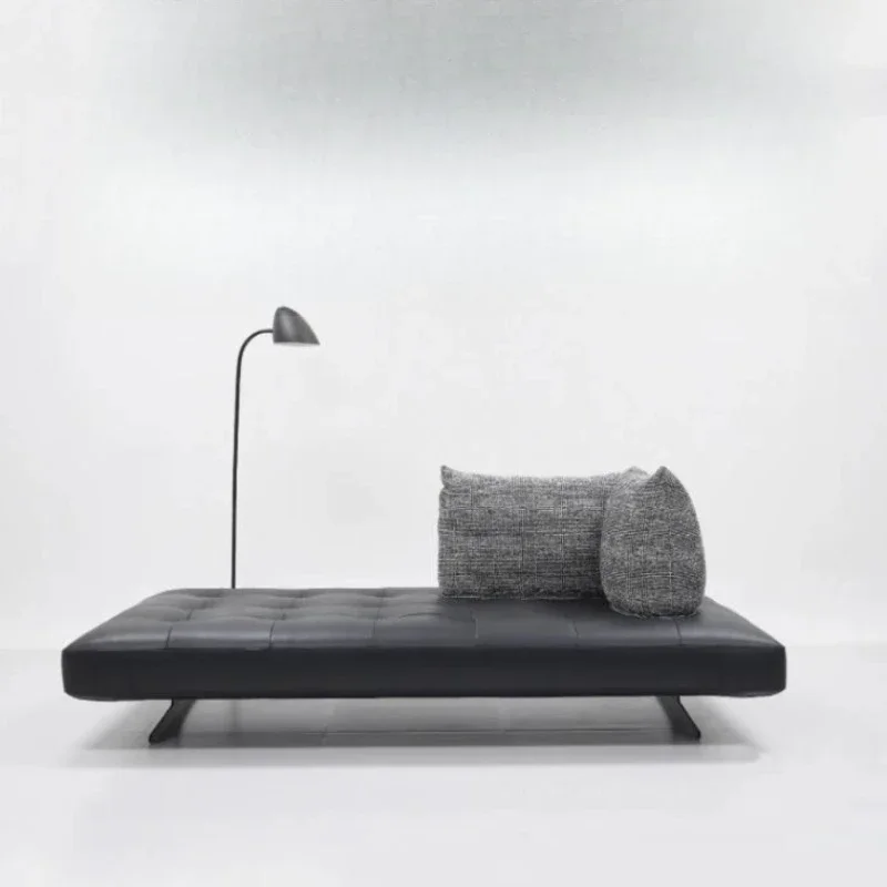 

Light luxury double-sided backrest without armrests Japanese modern designer activity backrest casual Prado croissant sofa