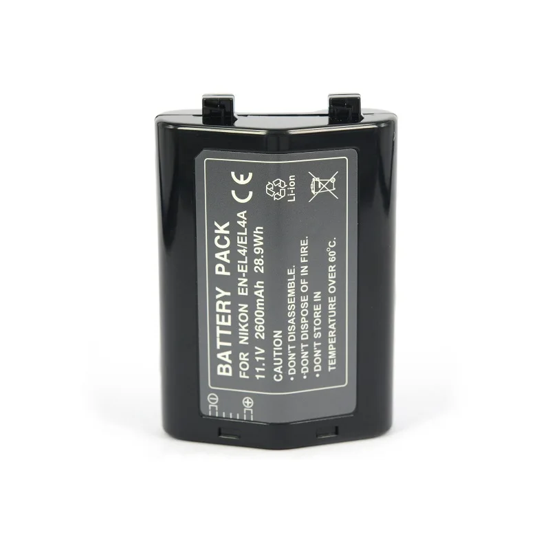 

7.4V 2200mAh EN-EL4A Rechargeable Li-ion Battery for Nikon EN-EL4A, D2Z, D2H, D2Hs, D2X, D2Xs, D3, D3S, D3X, F6 Battery