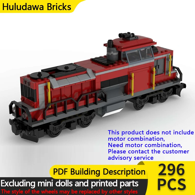 

Модель городской автомобиль MOC, строительные кирпичи, железная дорога, пассажирский локомотив, модульная технология, детские праздничные подарки, сборные игрушки, костюм