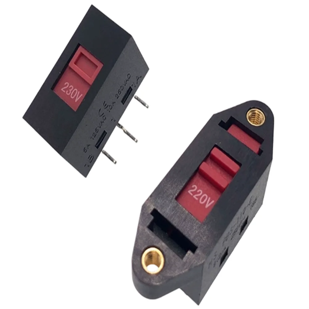 AC Voltage Conversion Slide Toggle Switch 110V/115V to 220V/230V 3Pin 6Pin PCB Dual Voltage Selector Switch