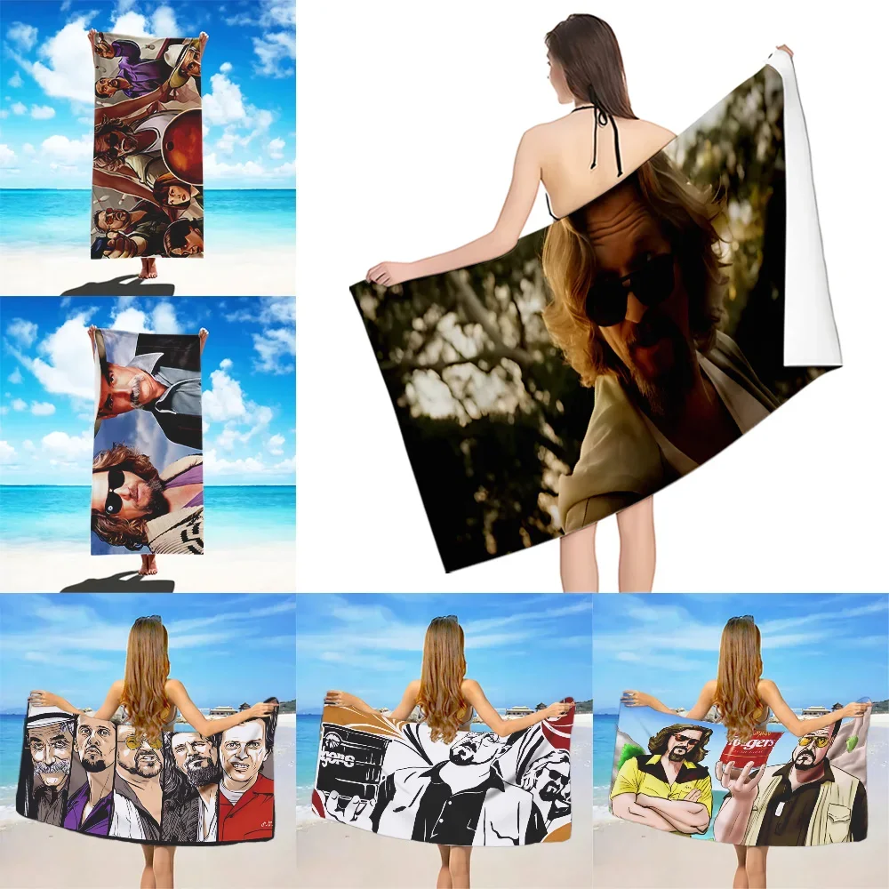 Movie HD The Big Lebowski Beach Towel Microfiber Sand Free Quick Dry Soft Sandproof Pool Towels Gift for Women Travel 130x80cm