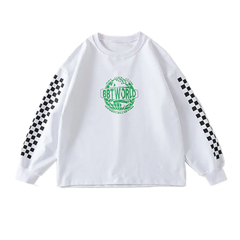 Dziewczęca odzież uliczna w stylu hip-hop kontrastowe kombinezony chłopięce luźne spodnie ogrodniczki spodnie kombinezon dziecięcy dziecięcy strój do tańca ulicznego Romper