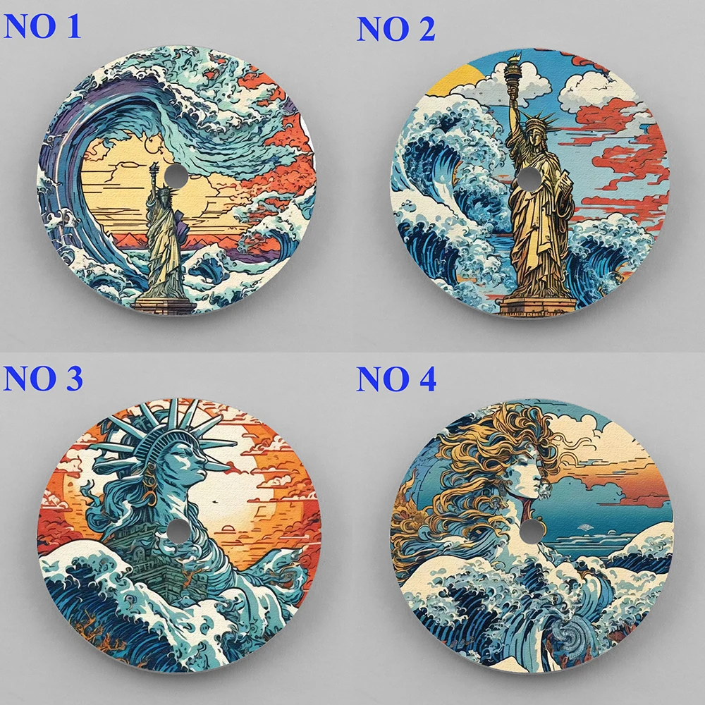 28.5mm Watch Dial  Custom Pattern Dial nh35 Dial Color Printing nh35 Watch Face Fit NH35/36 Movement Watch Parts