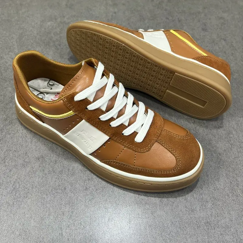 

2026 comfortable suede training shoes, retro thick soled casual running shoes, breathable and versatile, trendy men's shoes