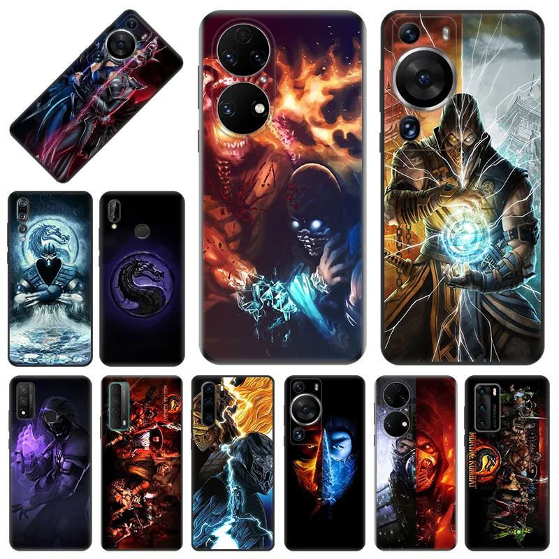 Phone Case For Honor X9b X6 a X7 X8 b 4G 70 90 Magic5 Game Mortal Kombat Huawei P20 P30 P40 Lite P-SmartZ Soft Protective Cover