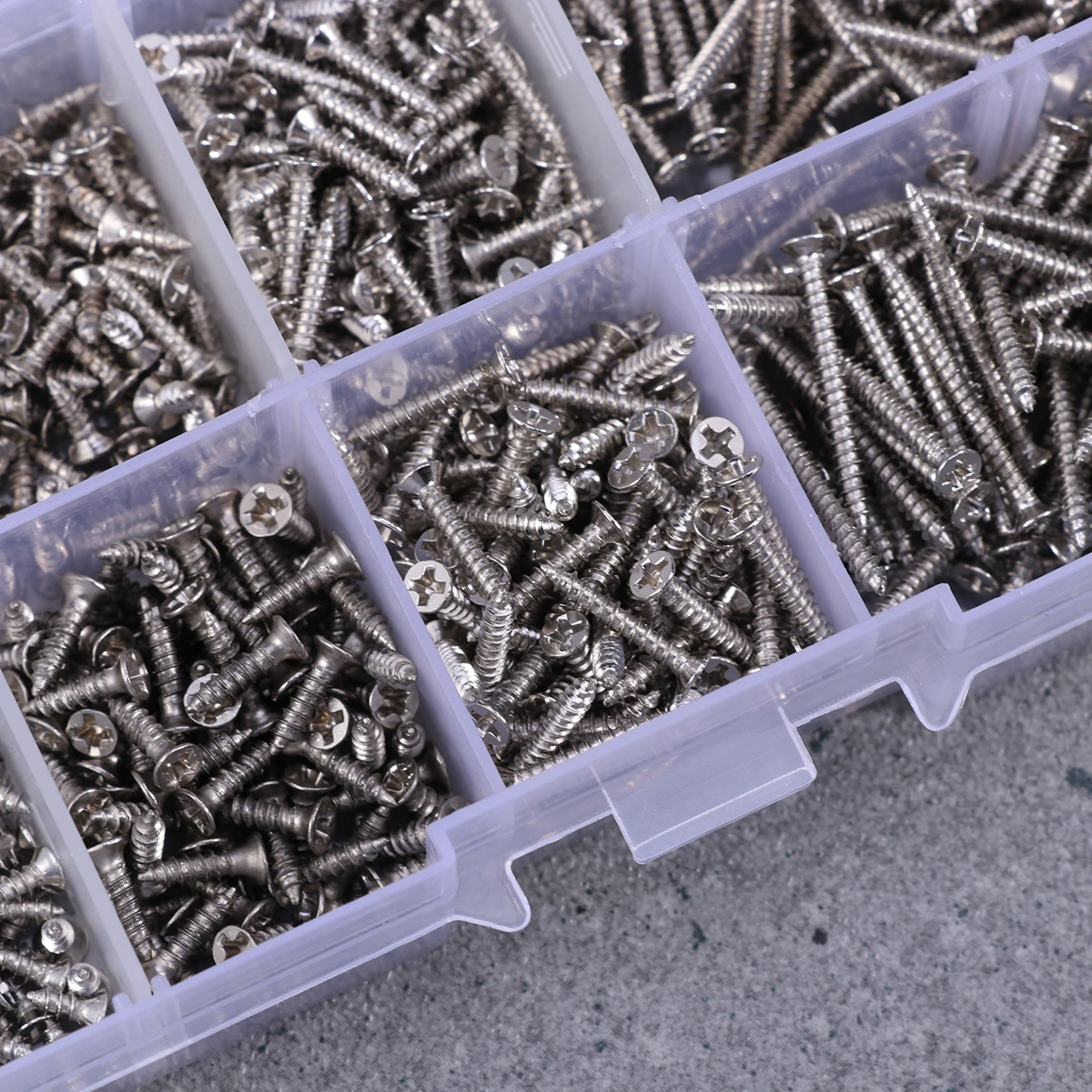 

800 Pcs Countersink Screw Kit High Quality Nickel Plated Self Tapping Socket Head Screws Reusable Woodworking DIY Craftsmanship