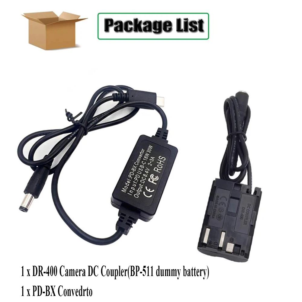 Canon、Ack-E2、pd USB-Cケーブル、dr-400、DR-E2、dcカプラー、eos 5d